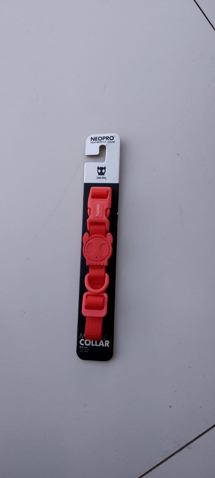 Coleira para cachorro Zee.Dog NeoPro M vermelha 37 a 53 cm