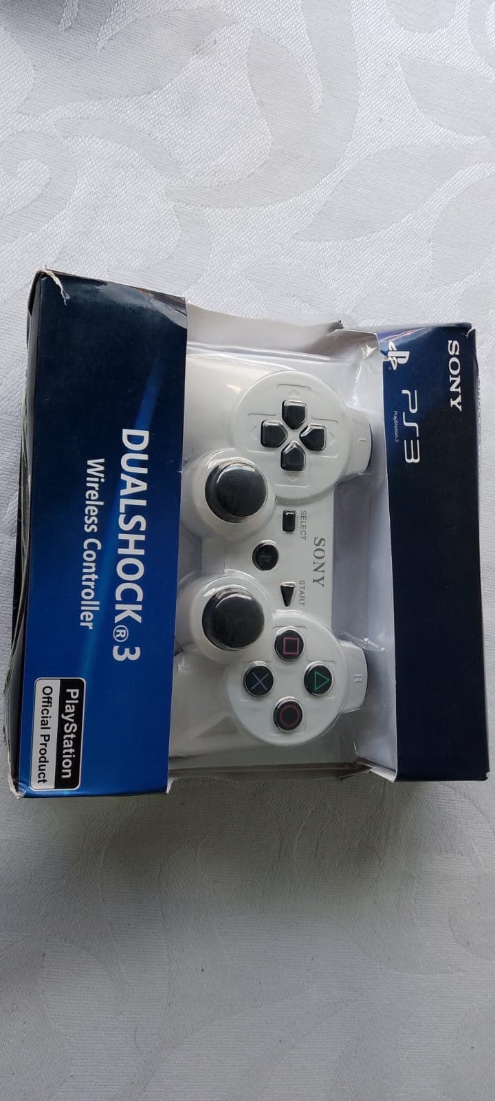 Controle Sem Fio Sony DualShock 3 PlayStation 3 Branco