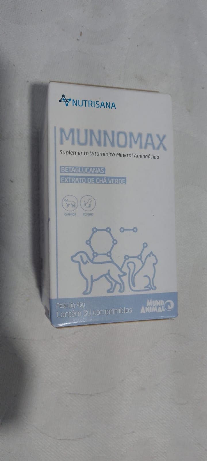 Suplemento Munnomax Nutrisana cães e gatos 30 comprimidos