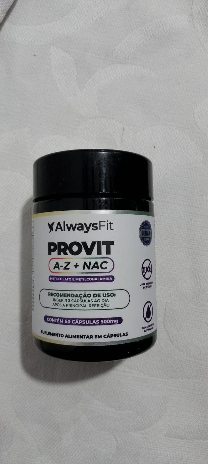 Suplemento AlwaysFit ProVit A-Z + NAC 60 cápsulas 500 mg