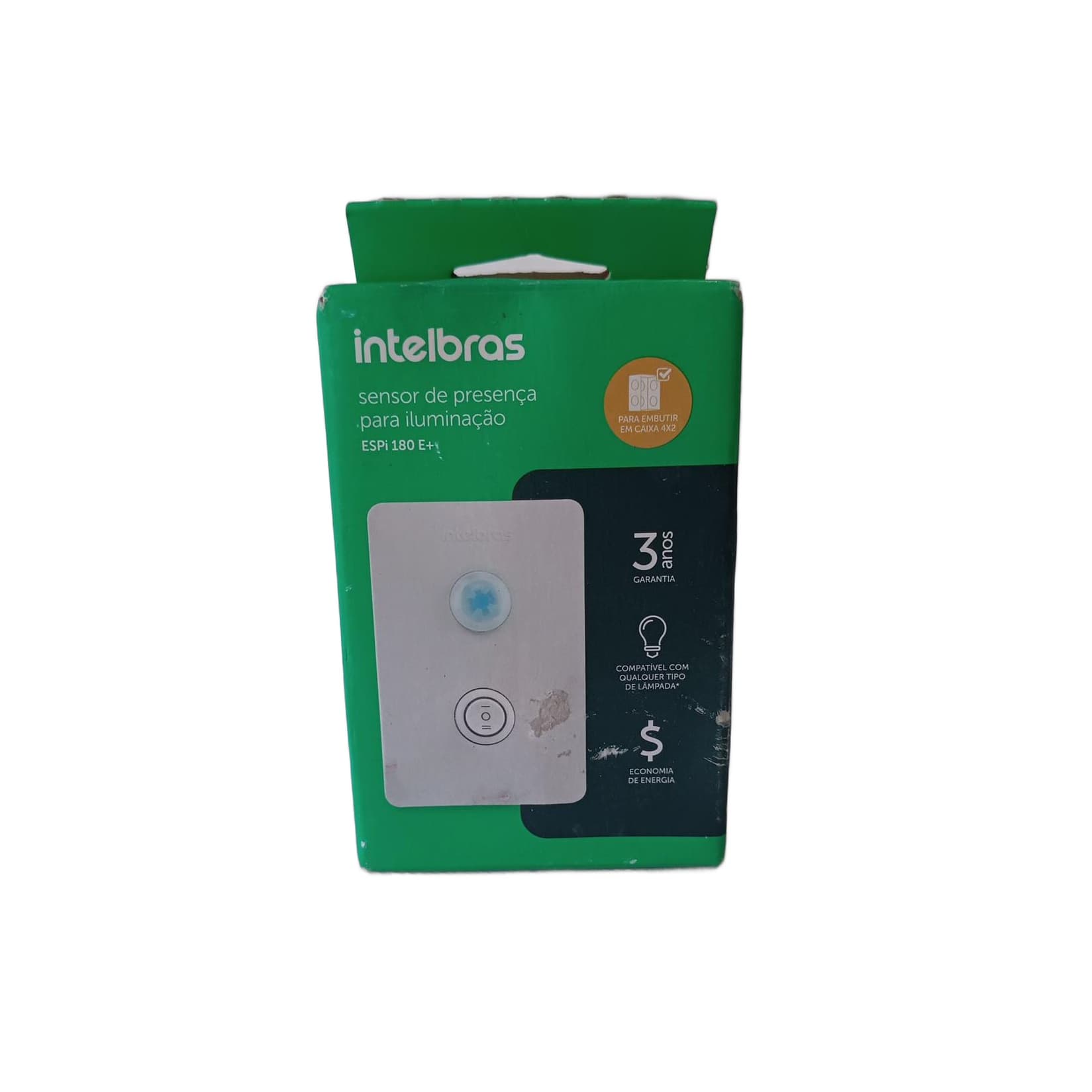 Interruptor Sensor de Presença Intelbras ESPI 180 E+ para Iluminação