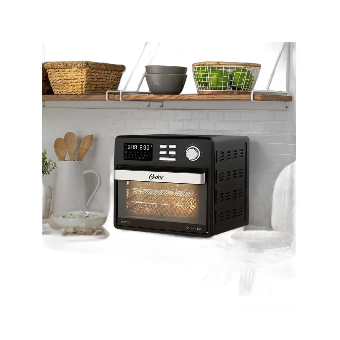 Forno e Fryer Oster 15L Compact Multifunções 10 em 1