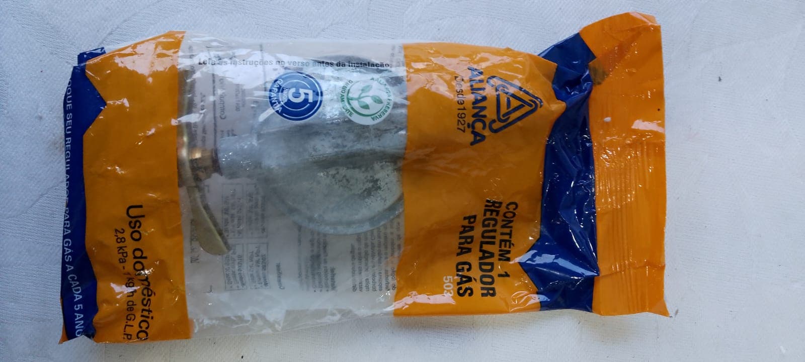 Regulador de gás Aliança 503 1 kg/h para botijão P13