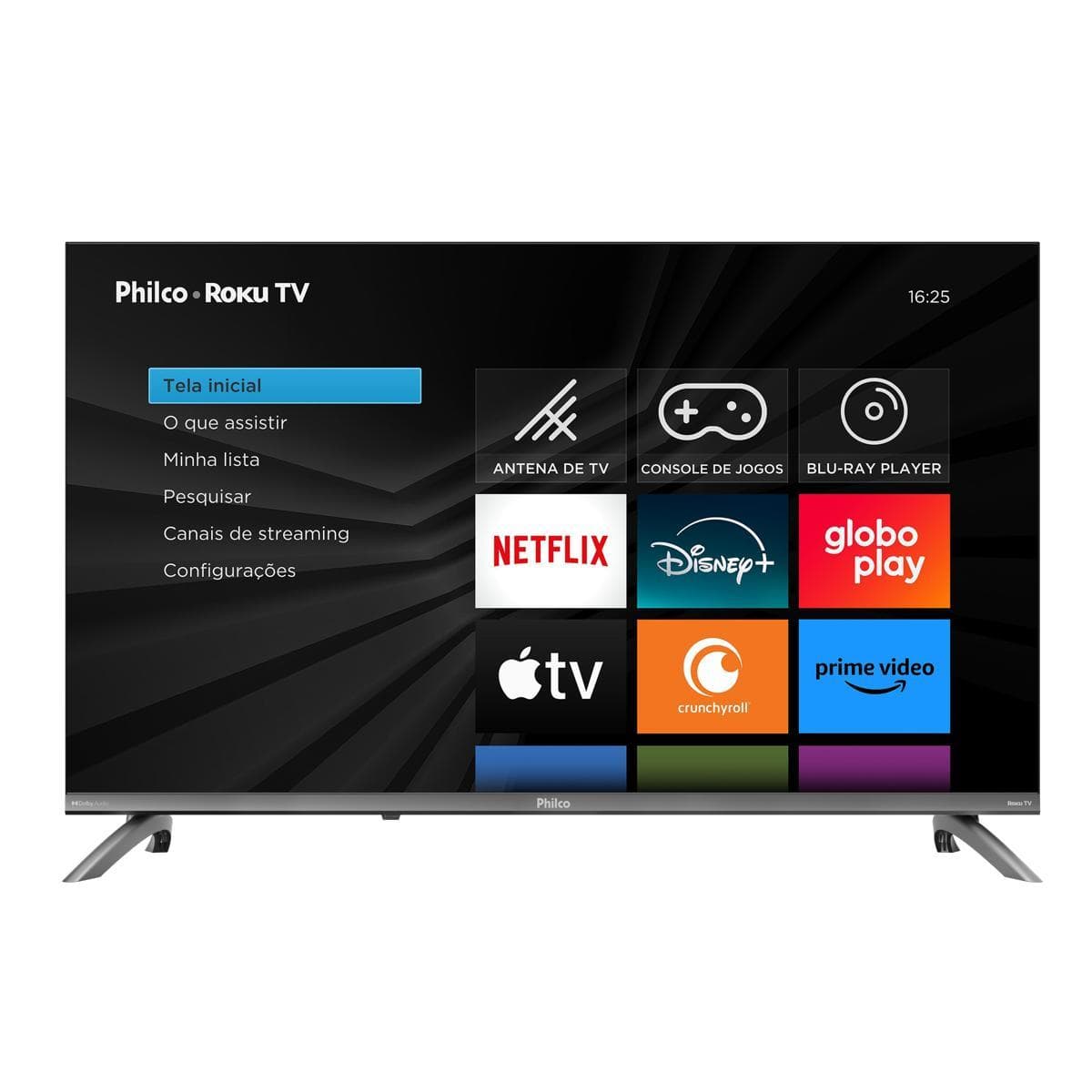 Smart TV 32" Philco Roku TV Dolby Audio HDR10 P32CRB