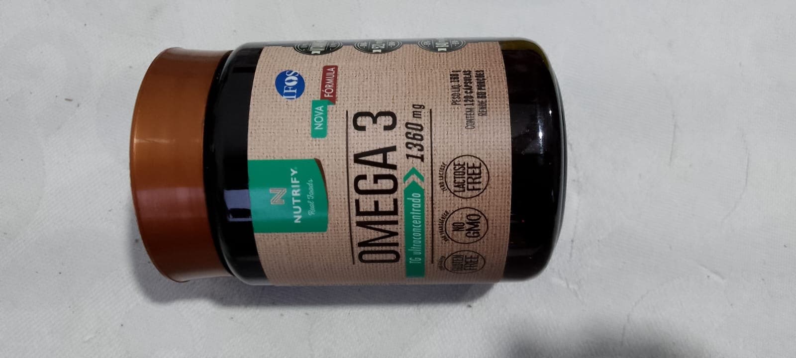 Ômega 3 TG Ultraconcentrado Nutrify 1360 mg 120 Cápsulas