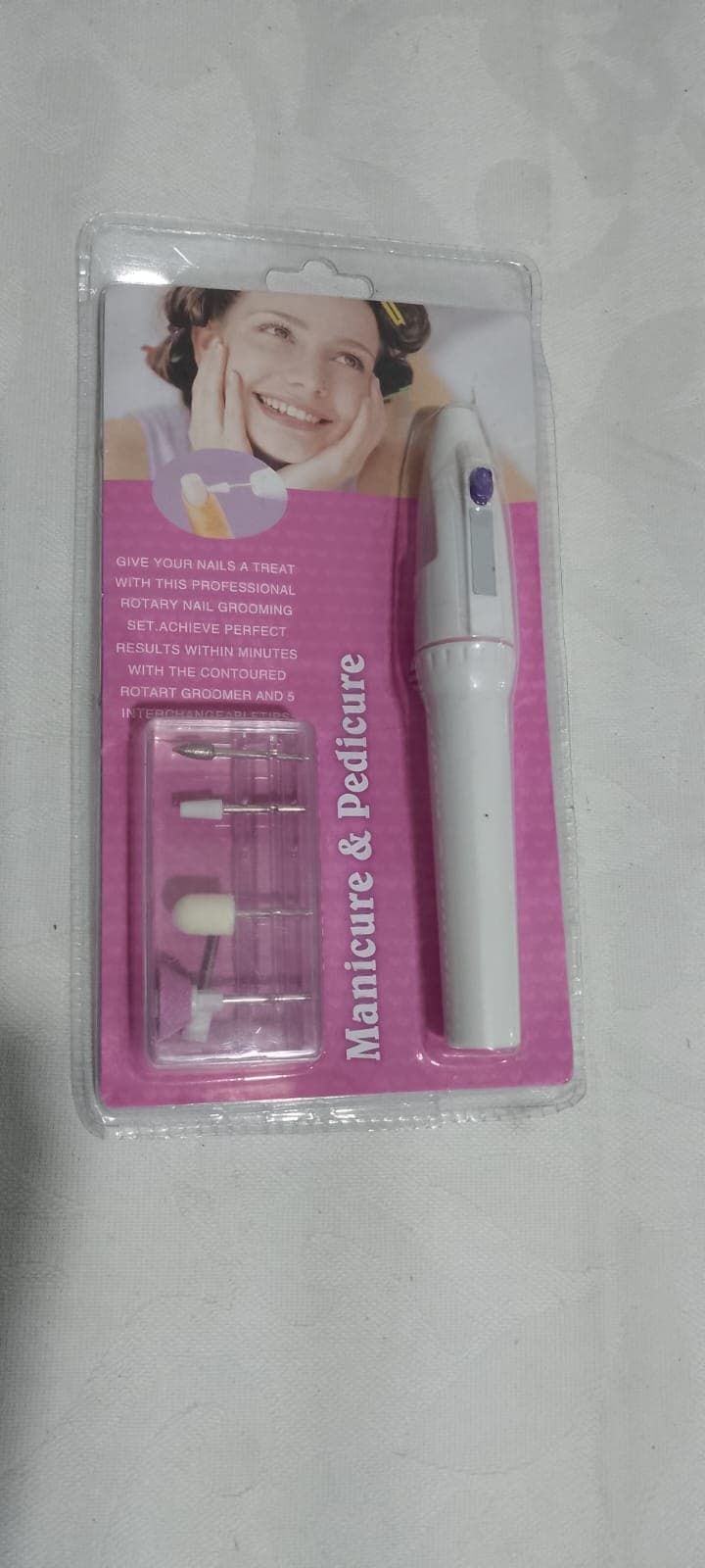 Kit Manicure e Pedicure Elétrico com Ponteiras