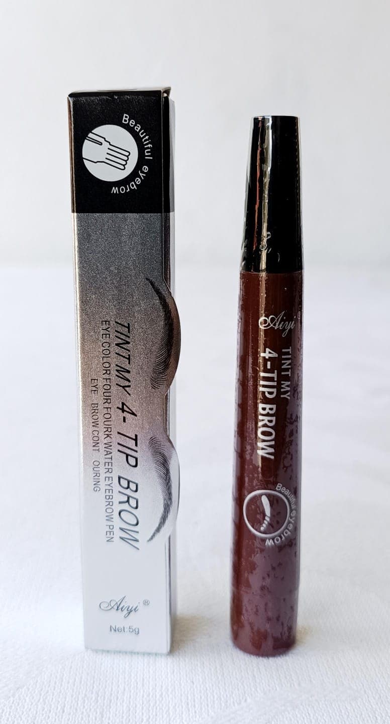 Caneta de Sobrancelha Aiyi Tint My 4-Tip Brow Marrom 5g