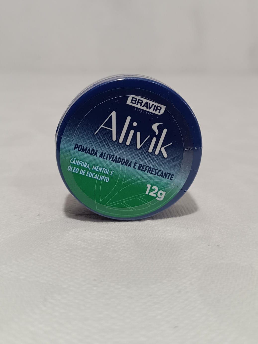 Pomada Aliviadora e Refrescante Bravir Alivik 12g