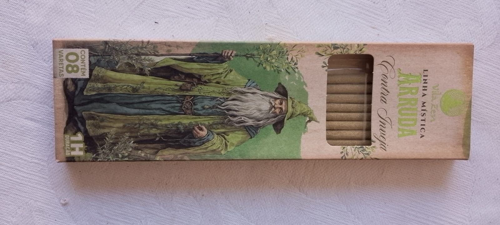 Incenso Natural Vila Zen Arruda Contra Inveja 8 Varetas