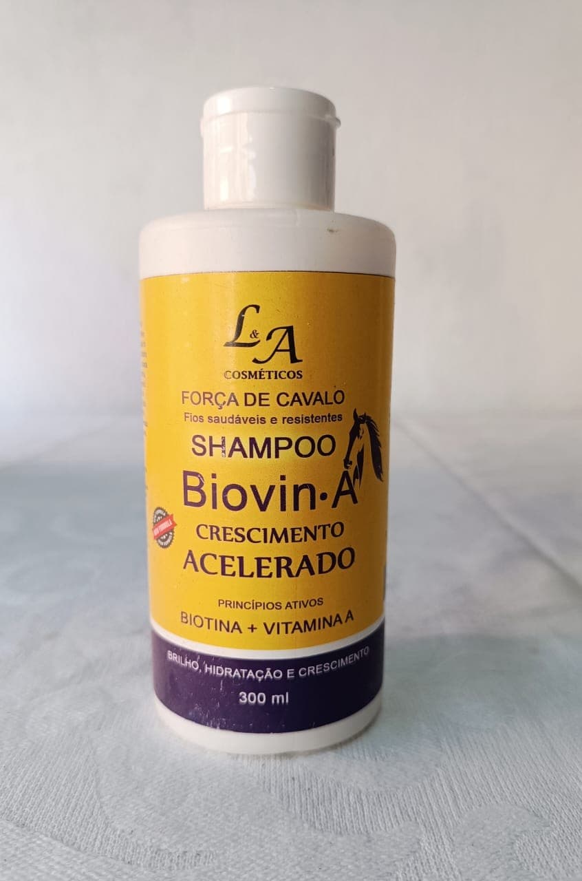Shampoo L&A Biovin-A Força de Cavalo Crescimento 300ml