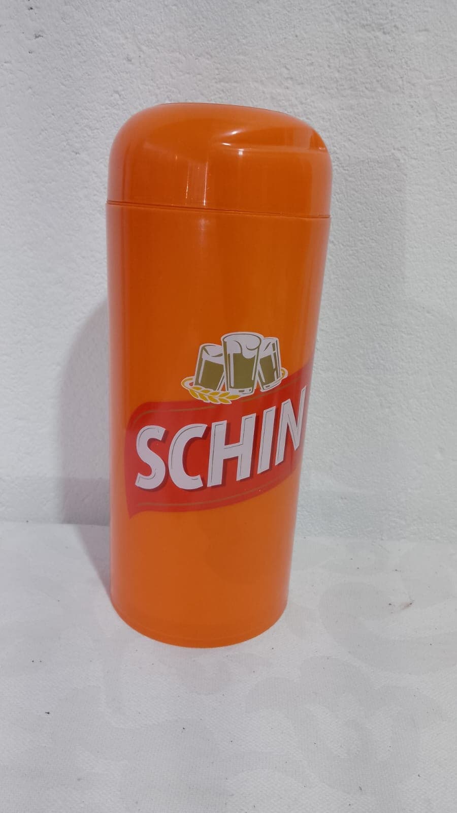 Porta-Garrafa Térmico Schin Laranja com Tampa