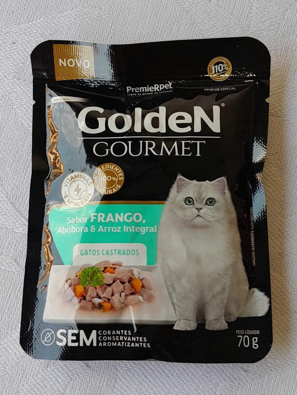 Golden Gourmet Sachê Frango Gatos Castrados 70g