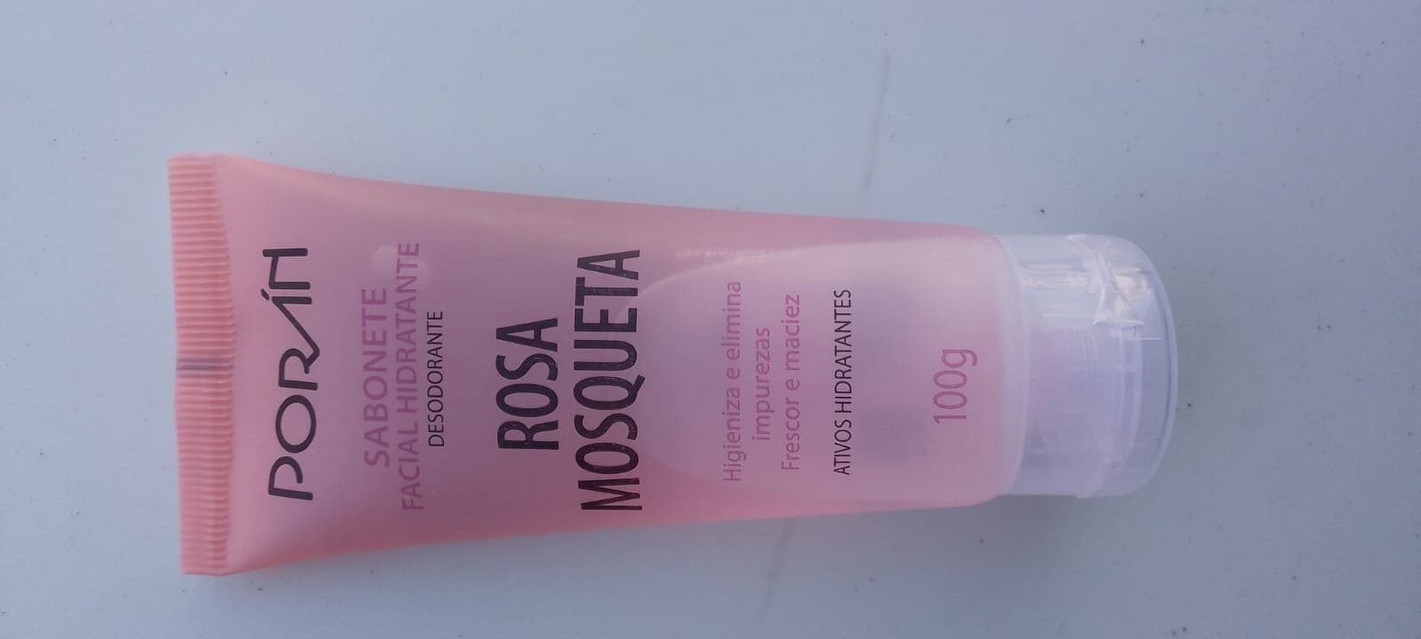 Sabonete Facial Hidratante Rosa Mosqueta Porán 100 g