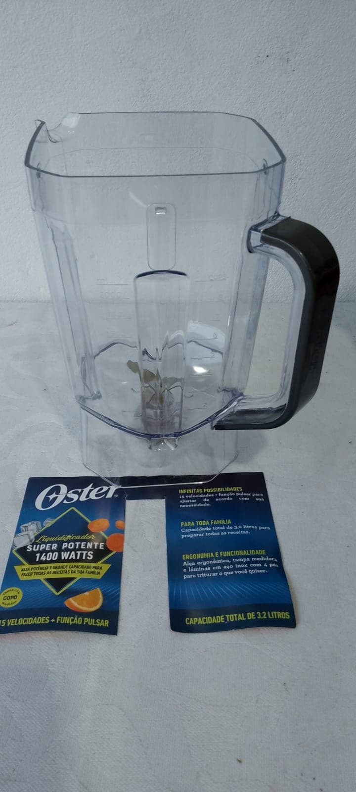 Copo de Liquidificador Oster 1400W 3,2 Litros Reposição