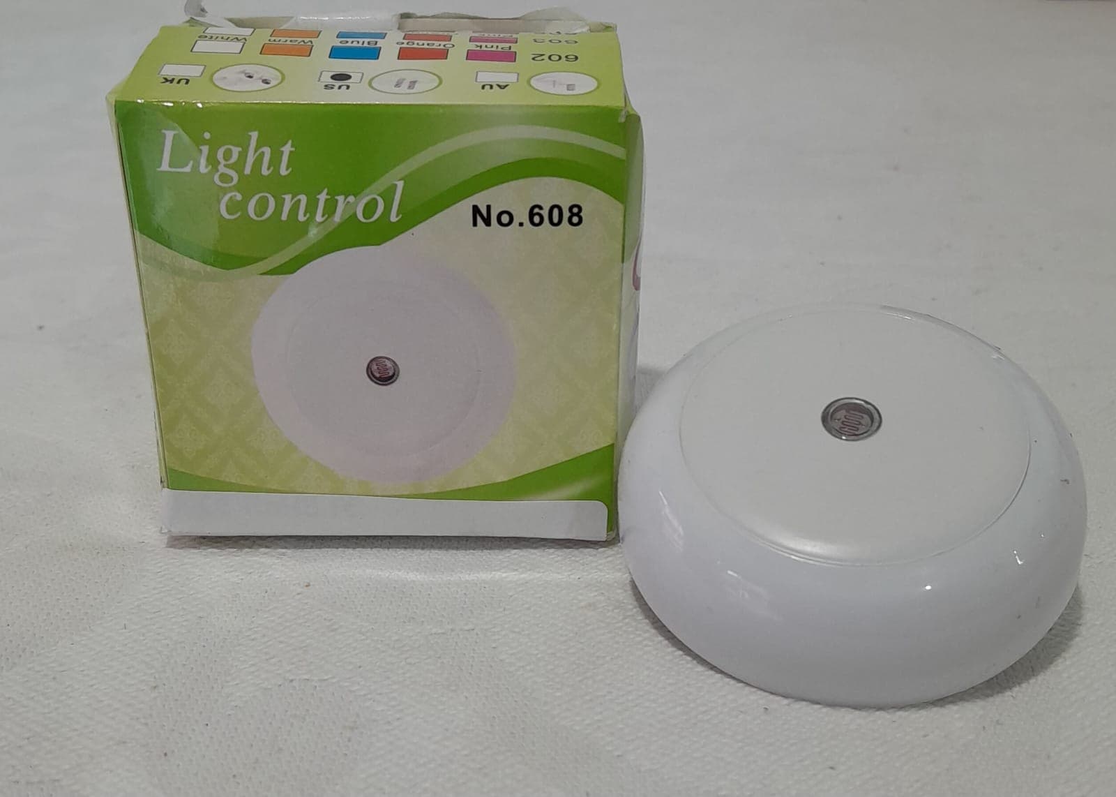 Luminária Teto Sensor de Presença Light Control 608 Branca